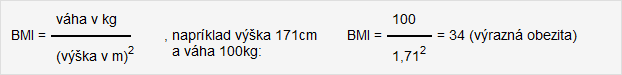 Vzorec BMI